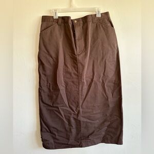 Brown women’s skirt